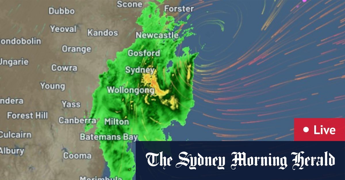 Warping warning warning in Sydney, NSW has enabled by 'bombanes "as the rain gets in