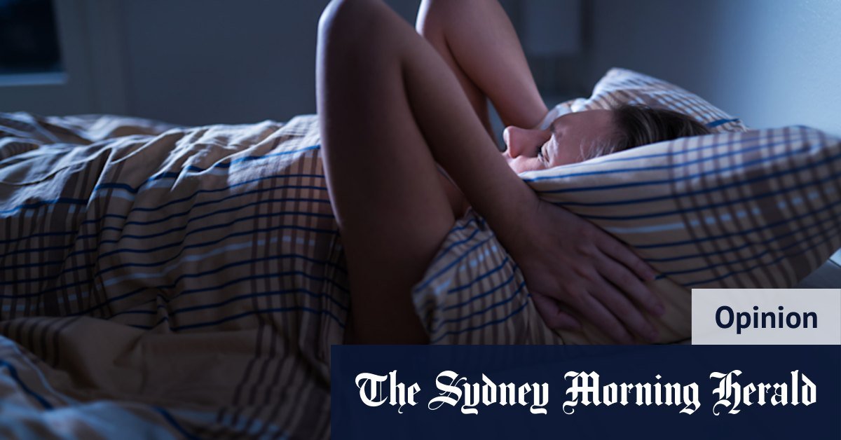 A restless night's sleep is like taking the train from Sydney to Melbourne