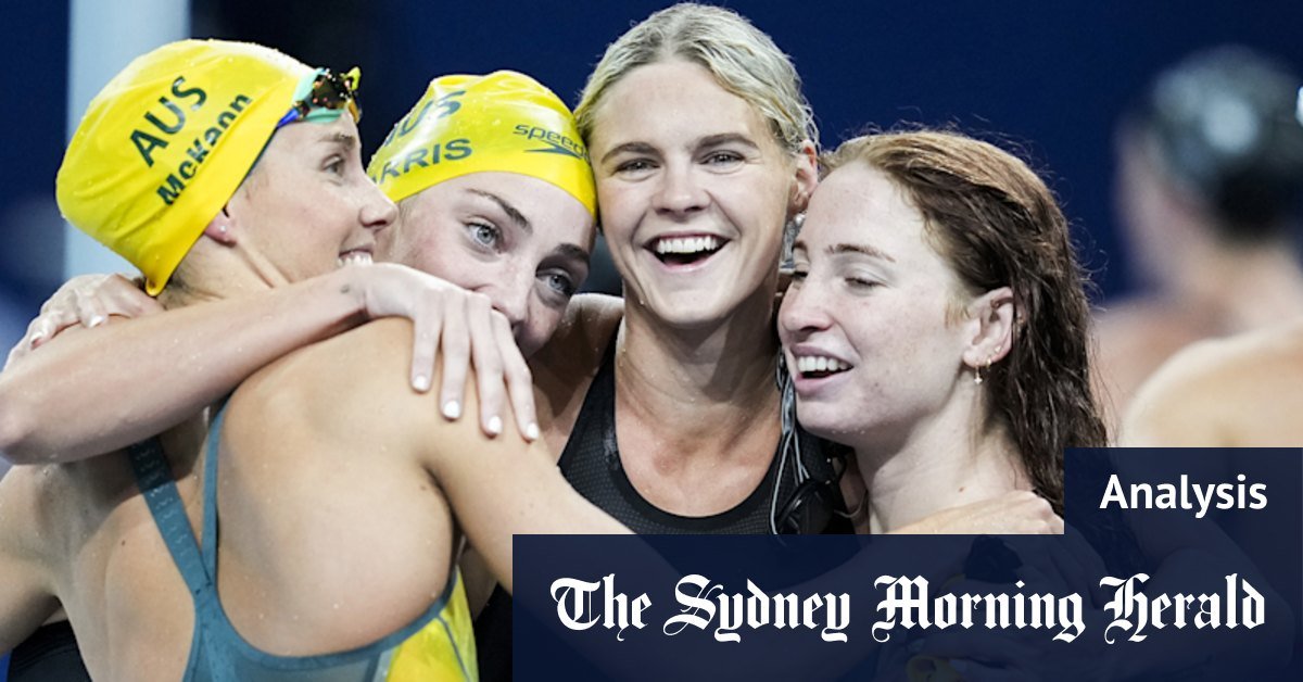 It is the swimmers of the race Australia never lose. Now the USA can feel your blood