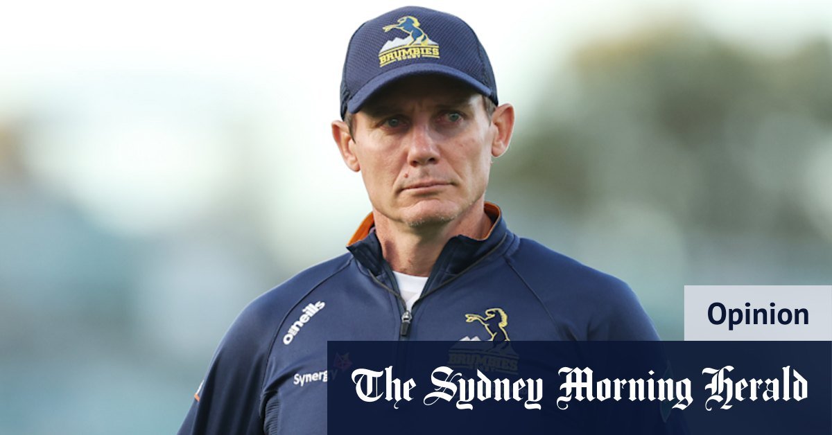 Because Stephen Larkham had just in the super rugby finals