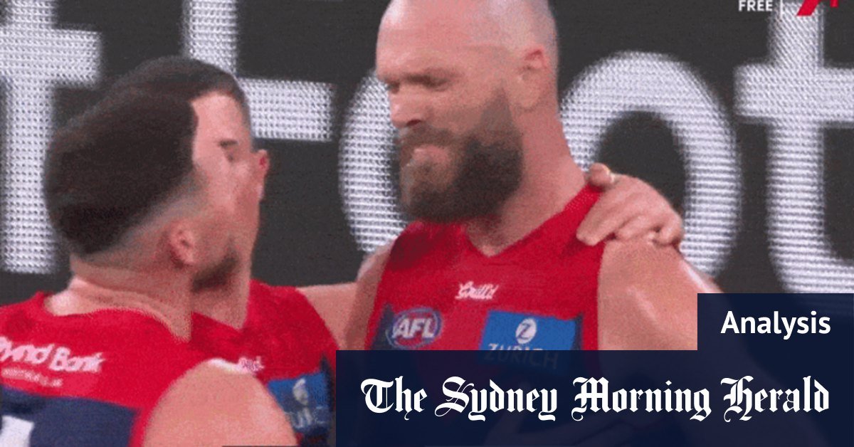 Melbourne's Steven can be originated to be a good teammate after the clash in field with the demons understand Max Gawn