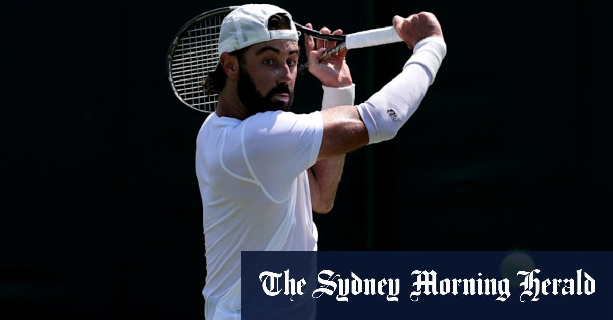 Jordan Thompson only Australian to Australian to the second time in the day