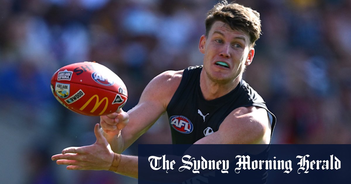 Carlton Blues Midfield Sam Walsh out for six weeks with foot injury