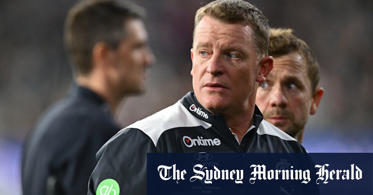 Threatened message has directed Michael Voss completely unacceptable, say carlton blues