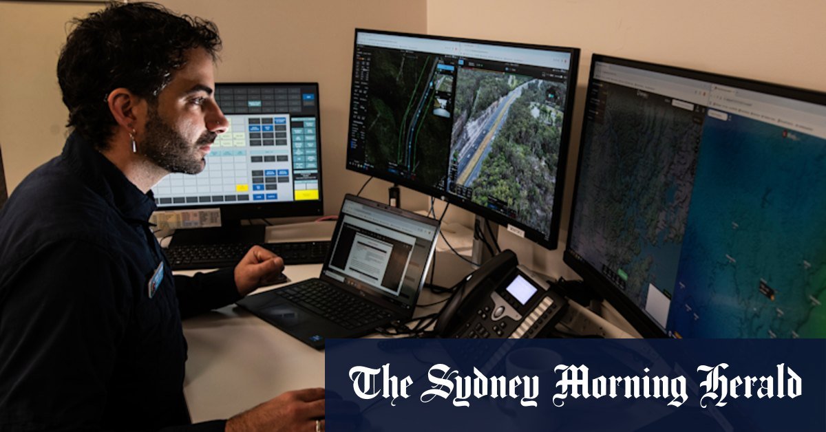 Sydney roads are monitored by drones for traffic incidents