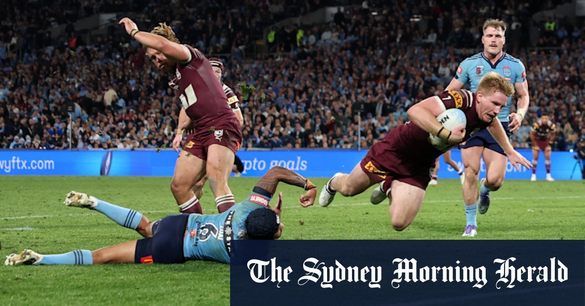 The marongomous moments of the Queensland sealing the series