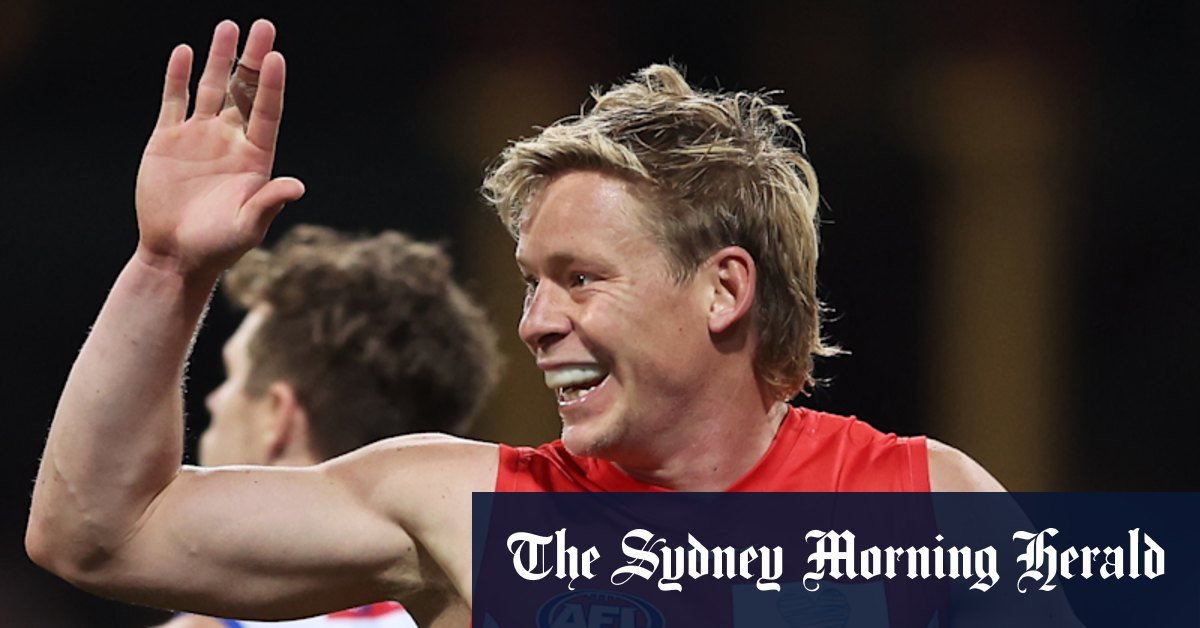 Isaas heney, Brodie Star in Sydney Swans beat the Melbour's canaroos