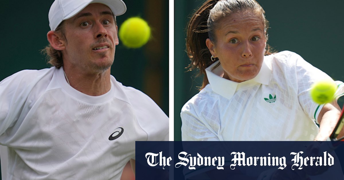 Alex de minaur, dary kasatkina, alien vukic and rinky hijikata avoids for the second time