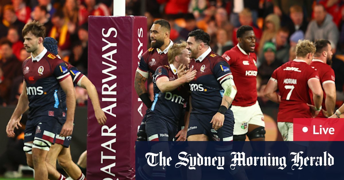 QUENENSland RSS v British crushing and Irish Lions, Results, Kick Off, Time, State, Watch