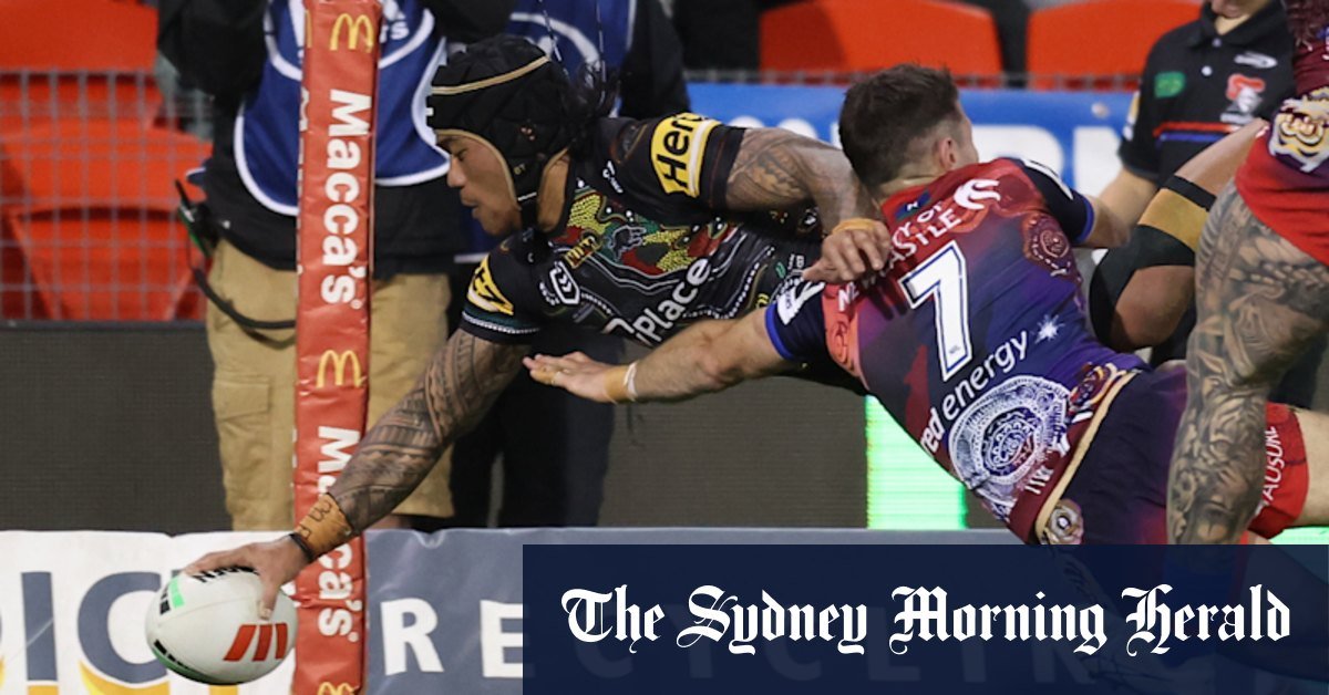 Panthers Penith in cloudy nine after pushing newcastle horsemen to install Melbourne Storm Blockbuster